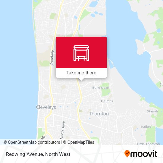 Redwing Avenue map