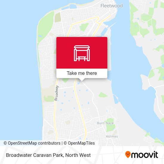 Broadwater Caravan Park map