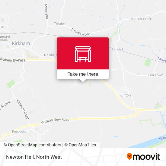 Newton Hall map