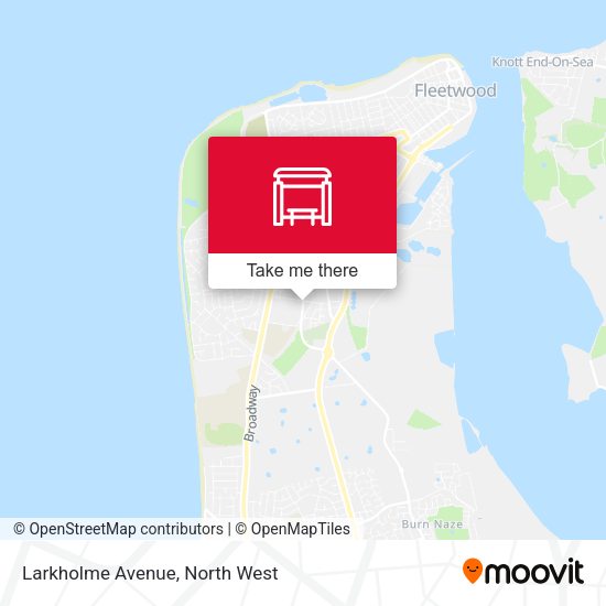 Larkholme Avenue map