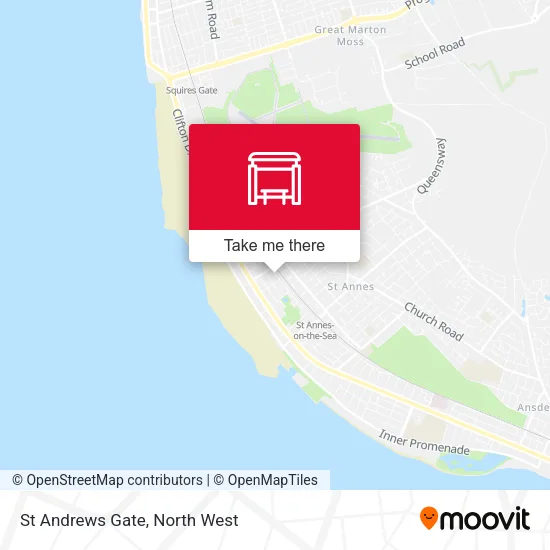 St Andrews Gate map