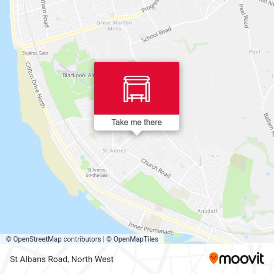 St Albans Road map