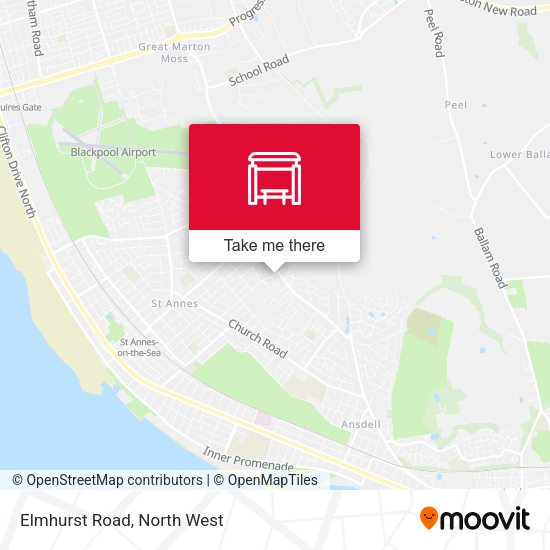 Elmhurst Road map
