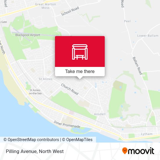Pilling Avenue map