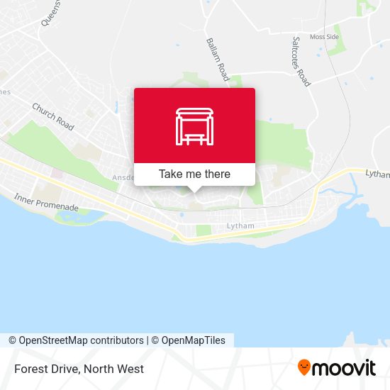 Forest Drive map