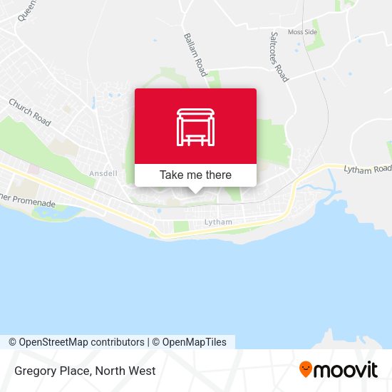 Gregory Place map