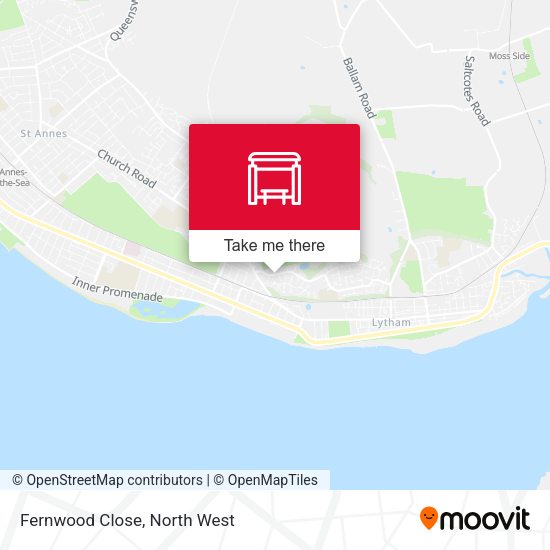 Fernwood Close map