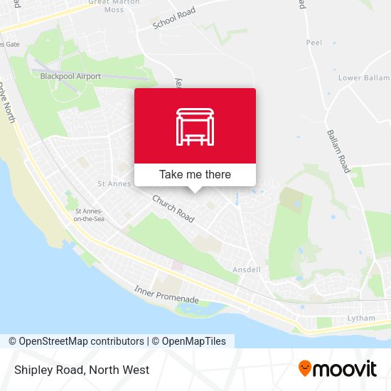 Shipley Road map