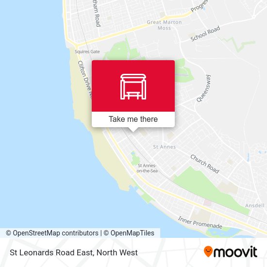 St Leonards Road East map