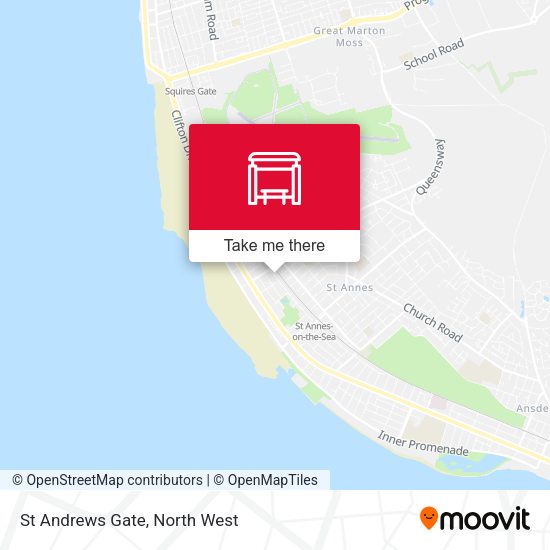 St Andrews Gate map