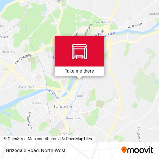 Grizedale Road map