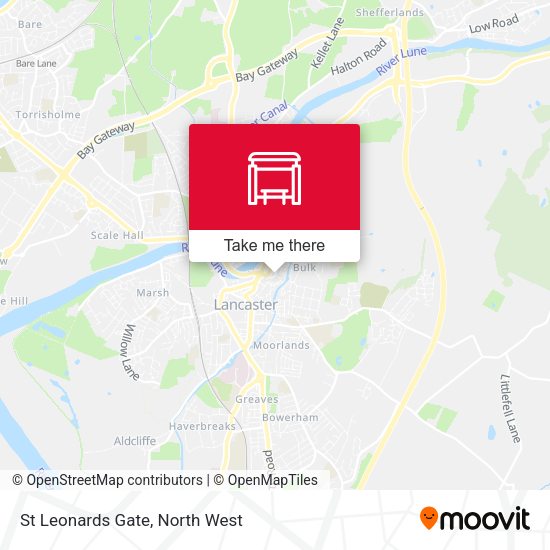 St Leonards Gate map