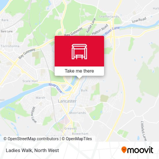 Ladies Walk map