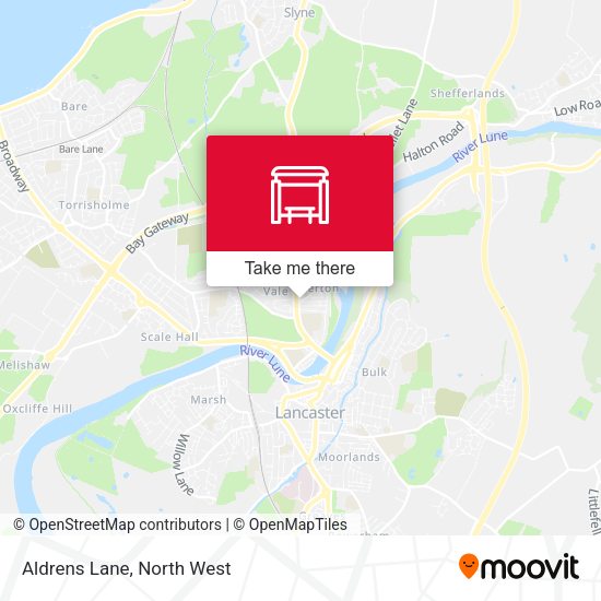 Aldrens Lane map