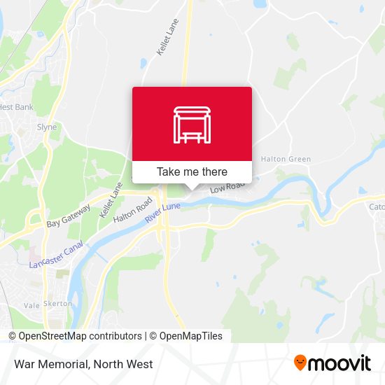 War Memorial map