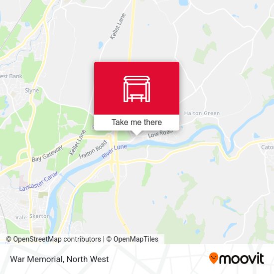 War Memorial map