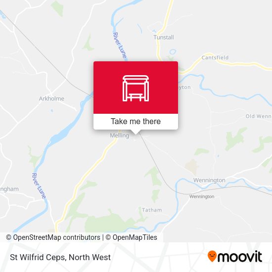 St Wilfrid Ceps map