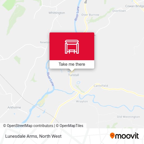 Lunesdale Arms map