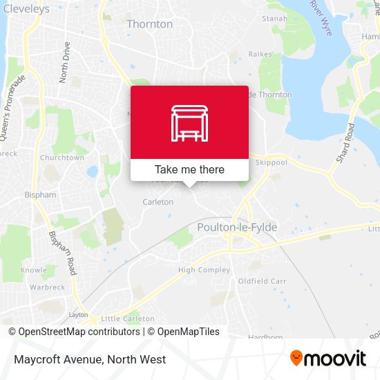 Maycroft Avenue map