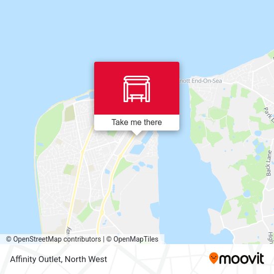 Affinity Outlet map