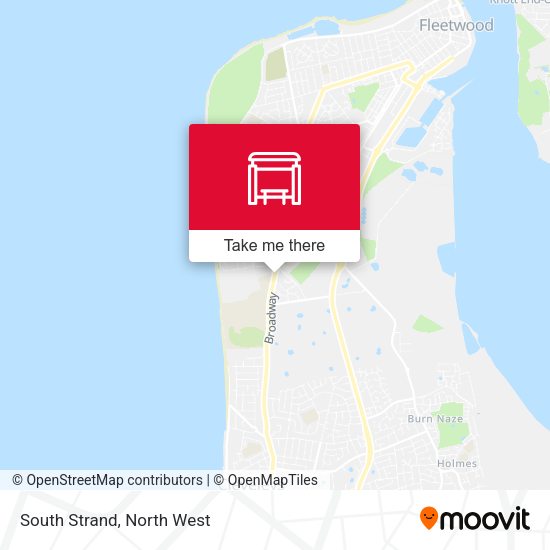 South Strand map