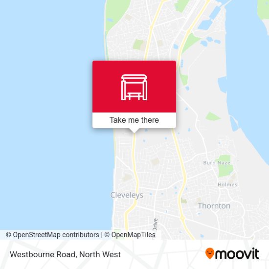 Westbourne Road map