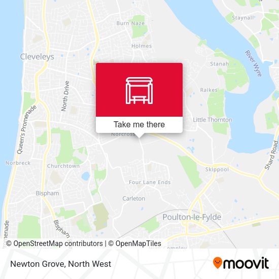 Newton Grove map