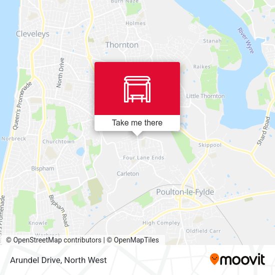 Arundel Drive map