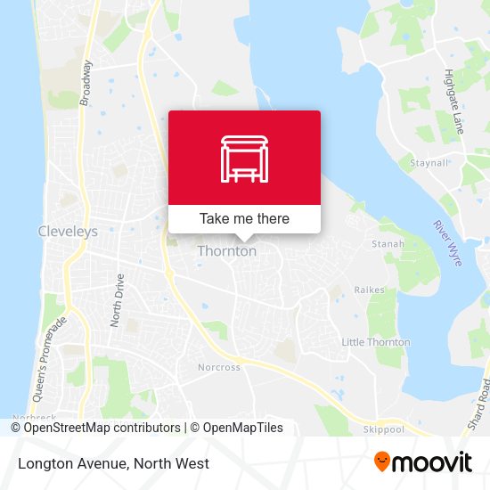 Longton Avenue map