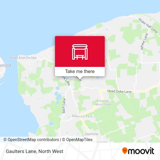 Gaulters Lane map