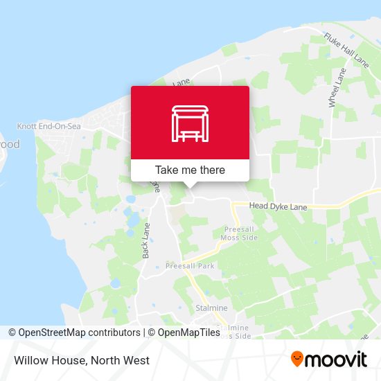 Willow House map