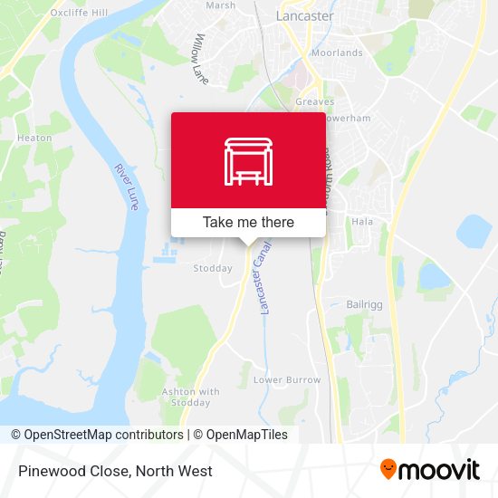 Pinewood Close map