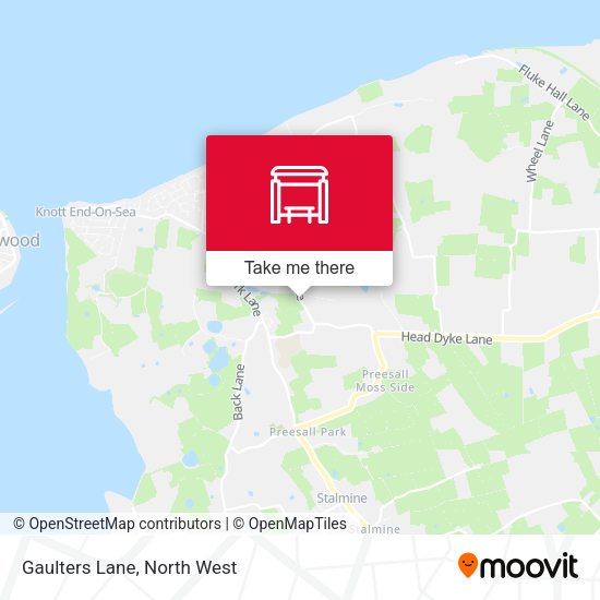 Gaulters Lane map