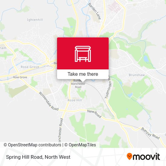 Spring Hill Road map