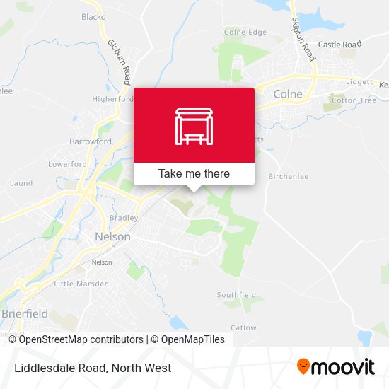 Liddlesdale Road map