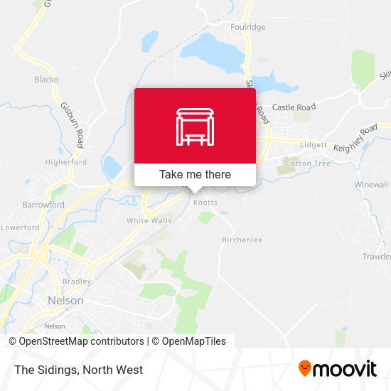 The Sidings map