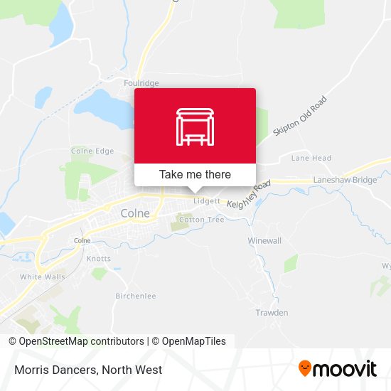 Morris Dancers map
