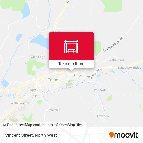 Vincent Street map