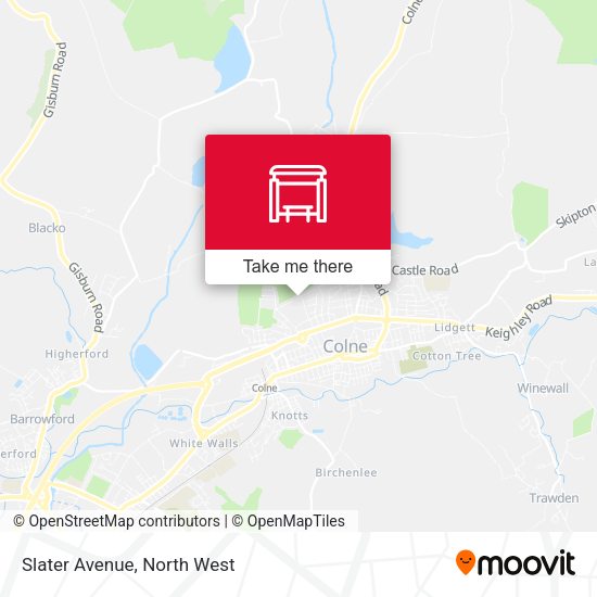 Slater Avenue map