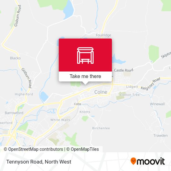 Tennyson Road map