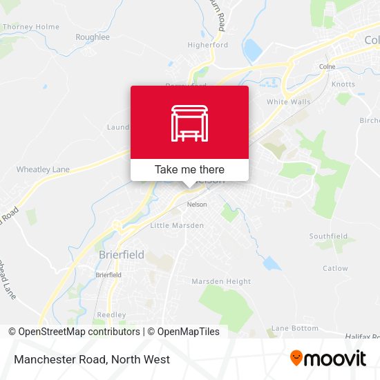 Manchester Road map
