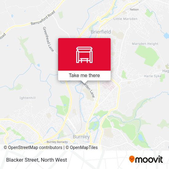 Blacker Street map