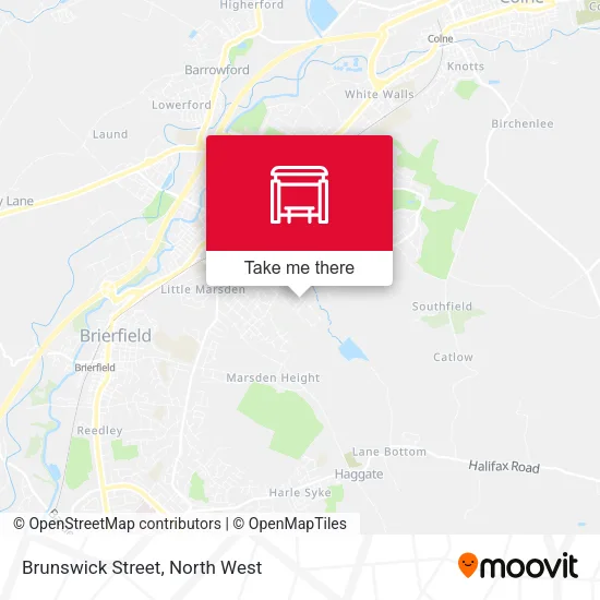 Brunswick Street map
