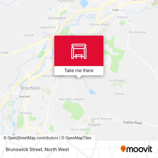 Brunswick Street map