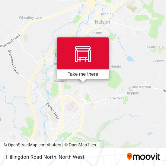 Hillingdon Road North map
