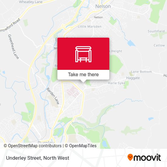 Underley Street map
