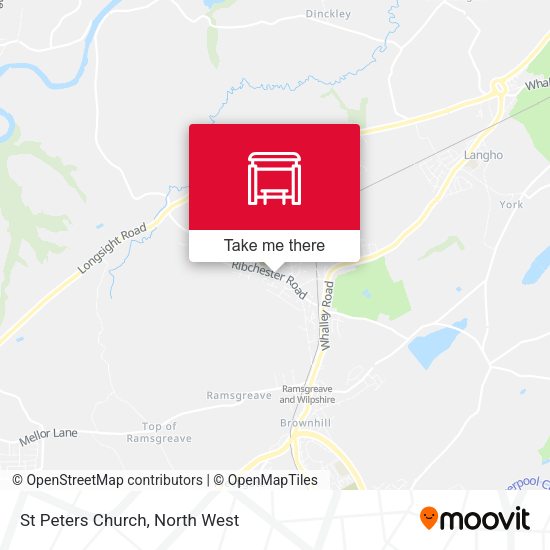 St Peters Church map