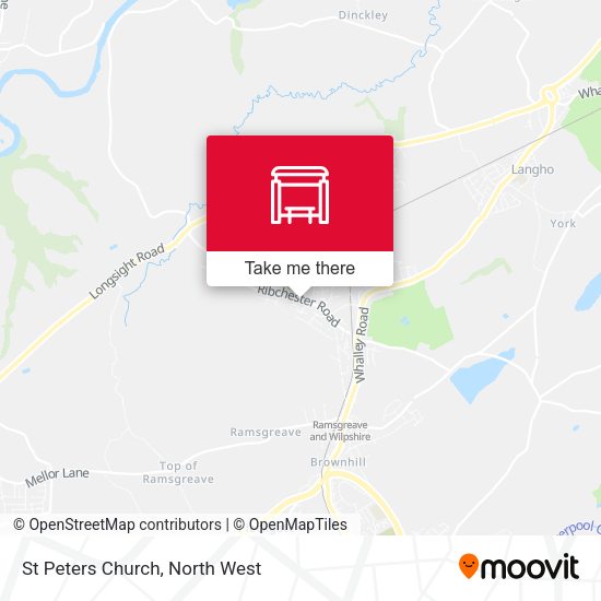 St Peters Church map