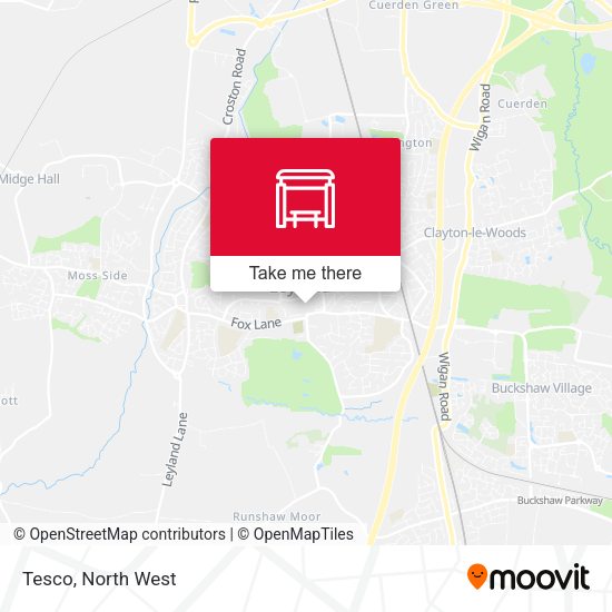 Tesco map