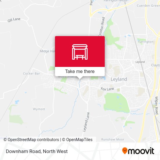 Downham Road map